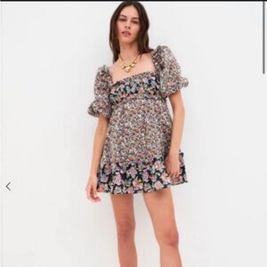 For Love And Lemons Floral Mini Dress